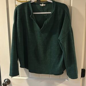 Blu Pepper Split Neck Top